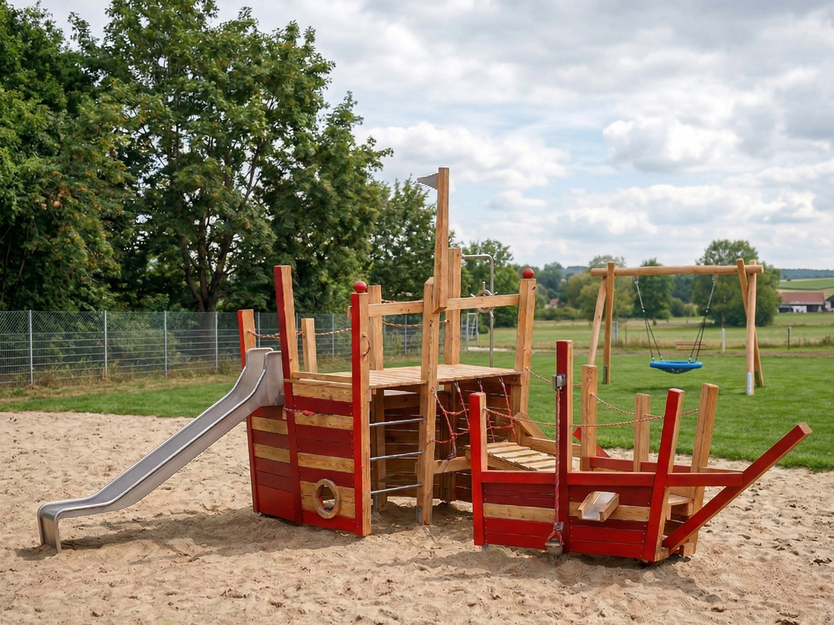 Spielschiff Dschunke 