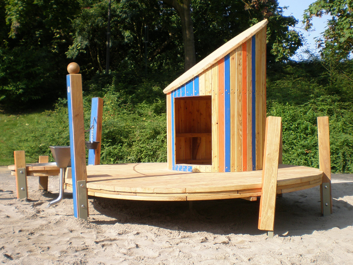 Buddel Bude Schrägdach 