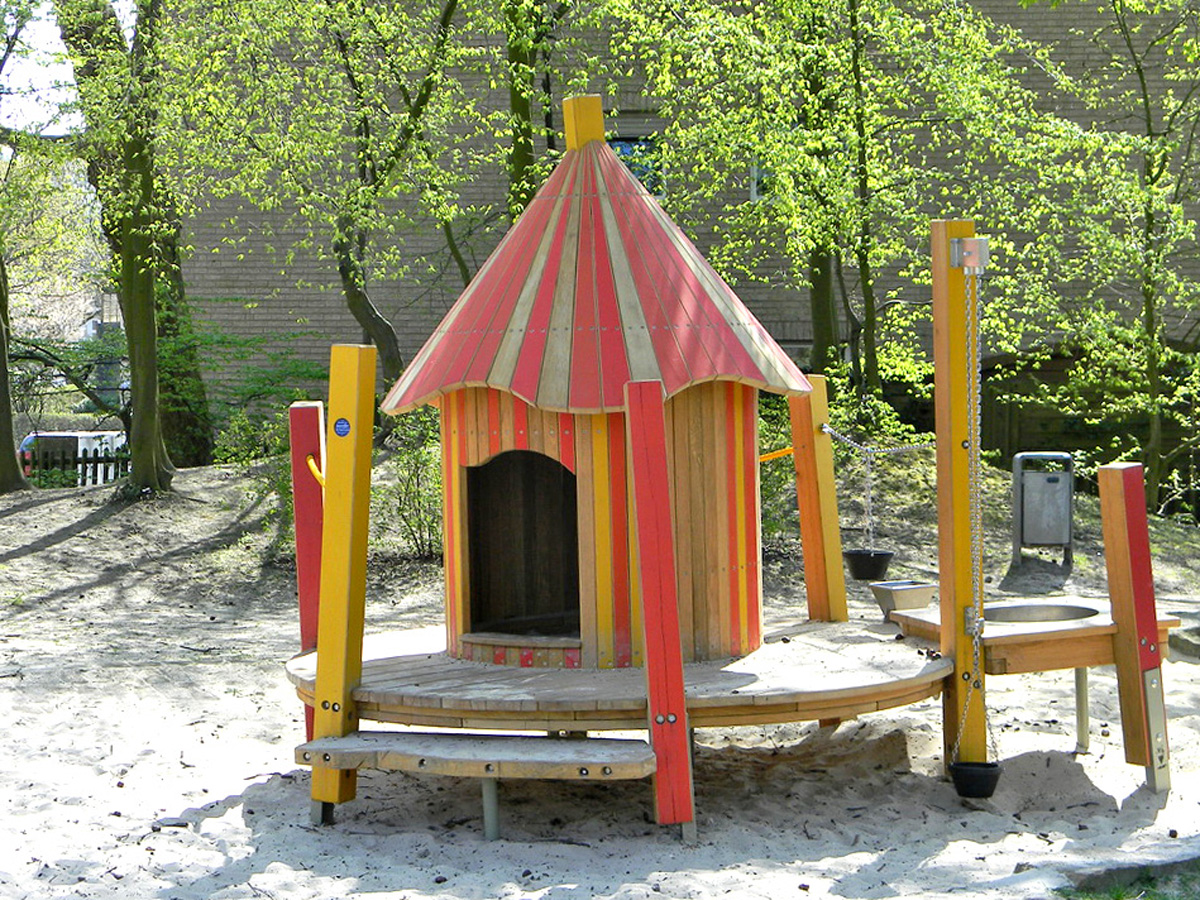 Buddel Bude Spitzdach 