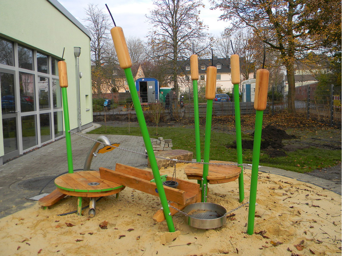 Matsch-Spielbereich Teich 