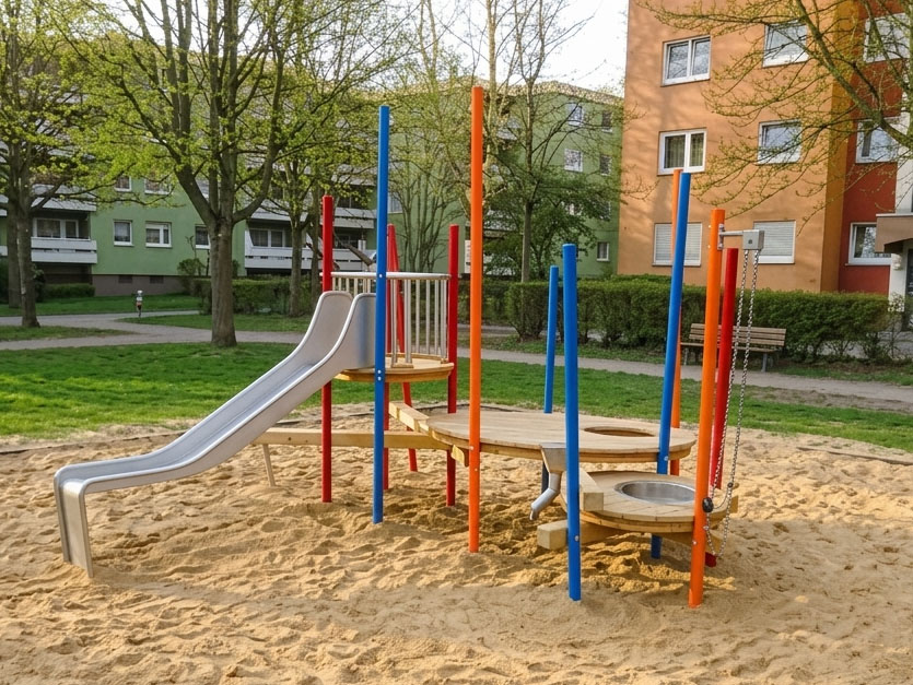 Scheibchenweise Sandspiel 