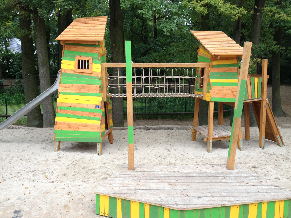 Baumhäuser Seilbrücke 